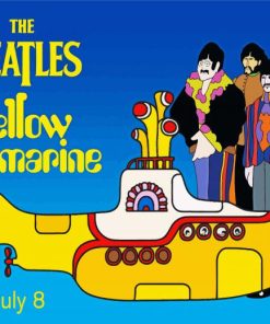 The Beatles Yello Submarine Paint By Number