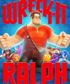 Wreck It Ralph Poster Paint By Number