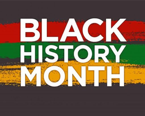 Black History Month Paint By Number