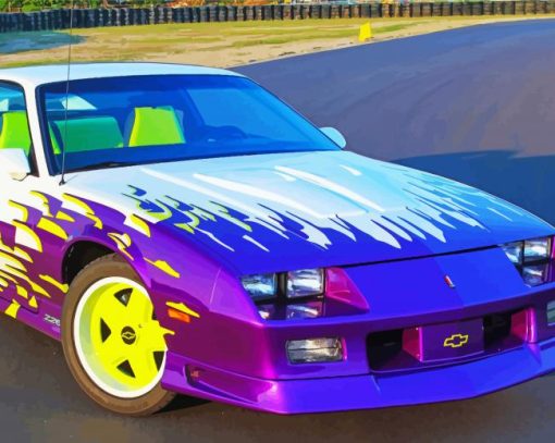 Camaro 1991 Car Paint By Number