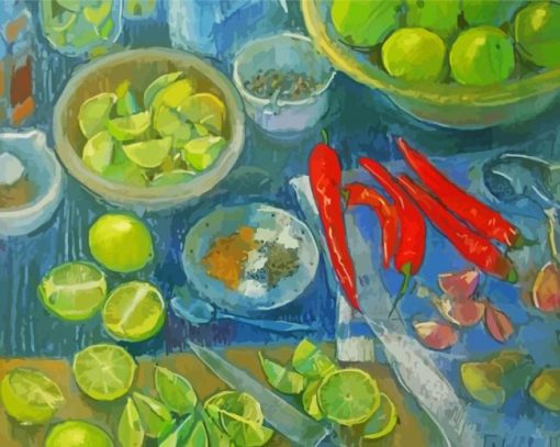 Lime Pickles Paint By Number