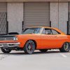 Orange 1969 Plymouth Paint By Number