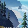 Oregon Coast Illustration Paint By Number