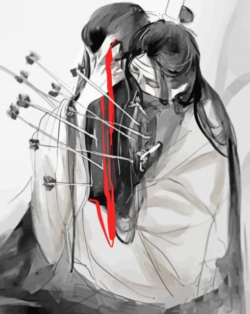 Sad Lan Wangji Paint By Number