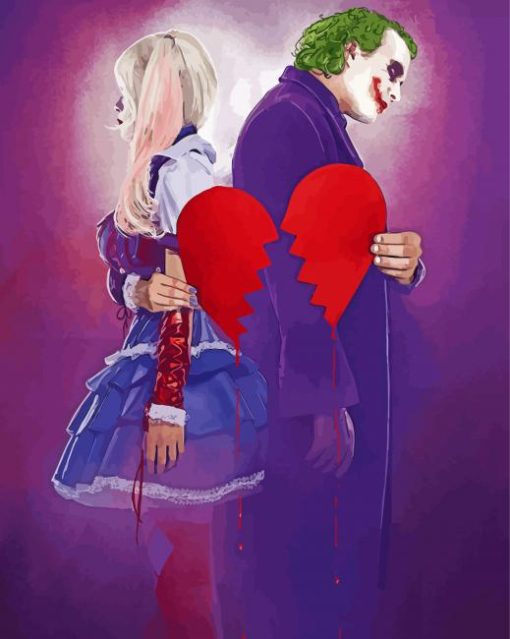 Sad Joker Lover Paint By Number