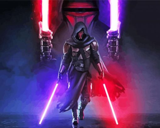 Darth Revan Paint By Numbers