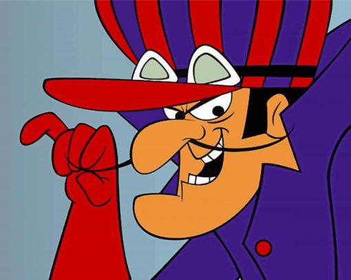 Wacky Races Cartoon Paint By Number