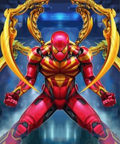 Iron Spider Man Paint By Number