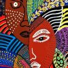 African Faces Abstract Paint By Number