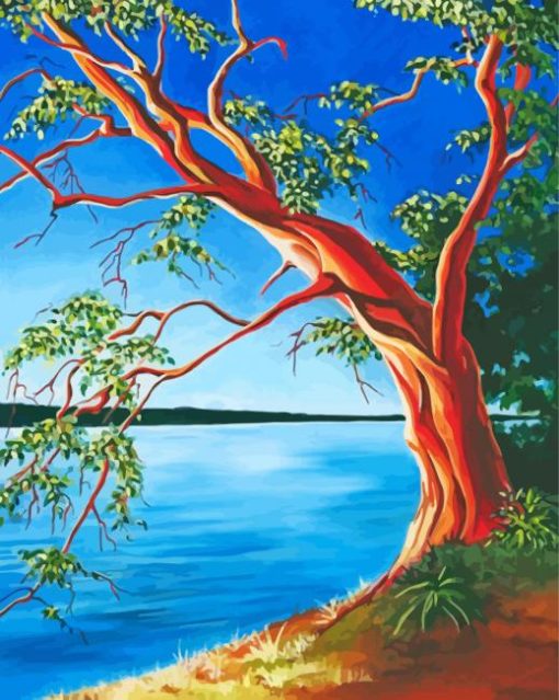 Arbutus Tree Art Paint By Number