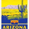 Arizona City Poster Paint By Number