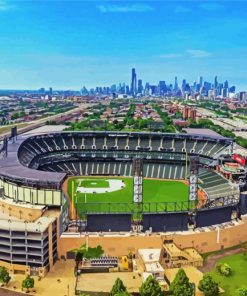 Baseball Stadium Paint By Number