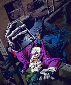 Batman And Joker Paint By Number