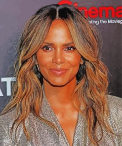 Pretty Halle Berry Paint By Number