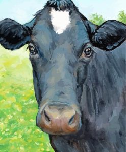 Black Cow Paint By Number