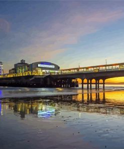 Bournemouth Pier Beach Paint By Number