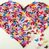 Butterflies Heart Art Paint By Number