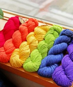 Colorful Cutton Yarn Paint By Number