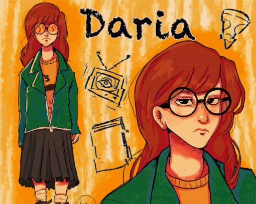 Daria Character Paint By Number