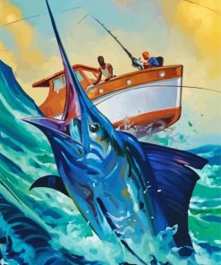 Deep Sea Fishing Paint By Number