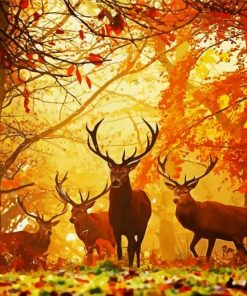 Deers Forest Paint By Number