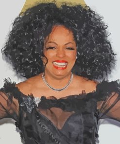 Diana Ross Smiling Paint By Number