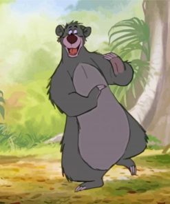 Disney Baloo Bear Paint By Number