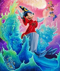 Fantasia Mickey Mouse Paint By Number