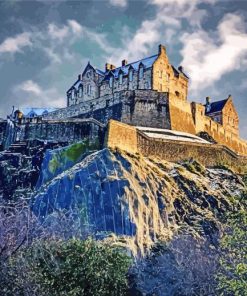 Edinburgh Castle Paint By Number