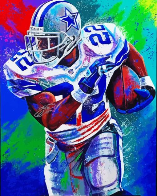 Emmitt Smith Art Paint By Number