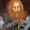 Gimli Lord Of The Rings Paint By Number