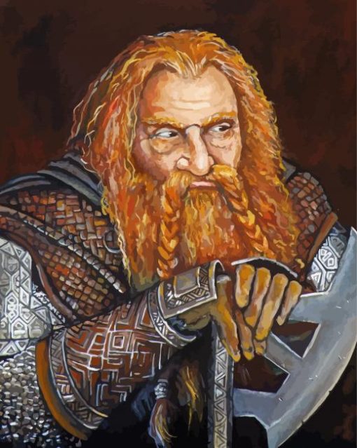 Gimli Lord Of The Rings Paint By Number