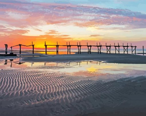 Gulfport Beach Paint By Number