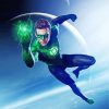 Green Lantern Hero Paint By Number