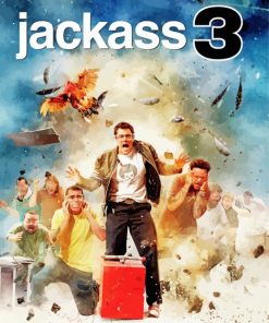 Jackass Forever Poster Paint By Number