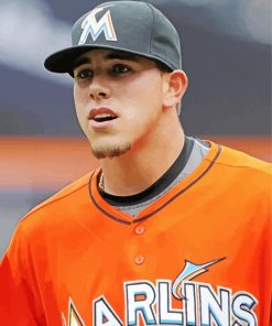 Jose Fernandez Player Paint By Number