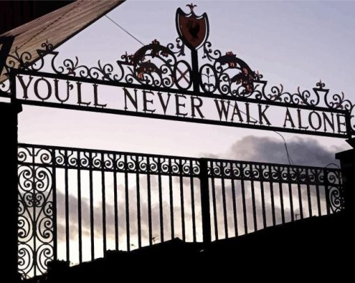 Liverpool Shankly Gate Paint By Number