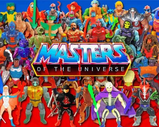 Masters Of The Universe Paint By Number