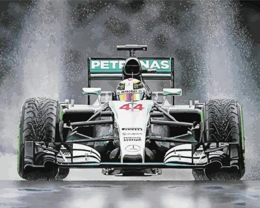 Mercedes F1 Paint By Number