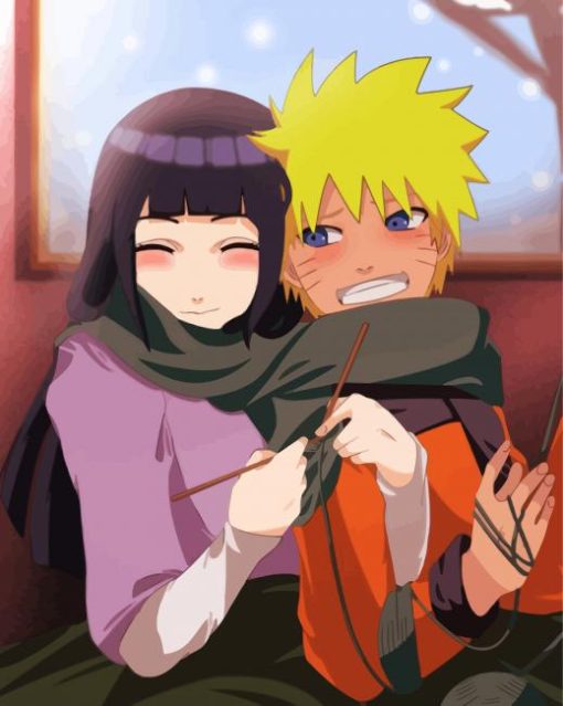 Naruto And Hinata Paint By Number