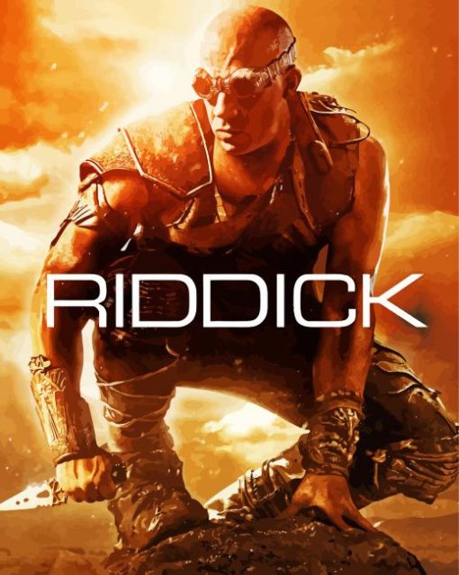 Riddick Science Movie Poster Paint By Number