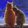 Romantic Cats Lovers Paint By Number