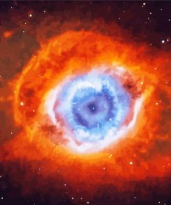 The Helix Nebula Paint By Number