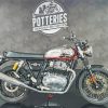 Motorcycle Enfield Interceptor Paint By Number