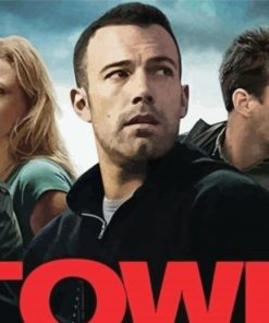 The Town Movie Poster Paint By Number