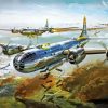 World War II Military Planes Paint By Number