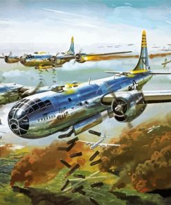 World War II Military Planes Paint By Number