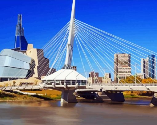 Winnipeg Bridge Paint By Number