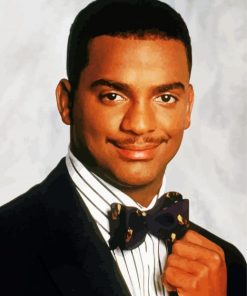 Young Alfonso Ribeiro Paint By Number