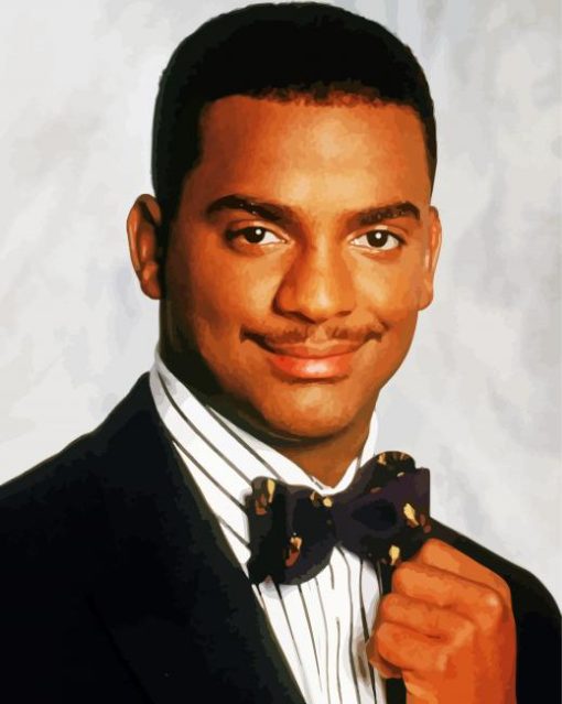 Young Alfonso Ribeiro Paint By Number